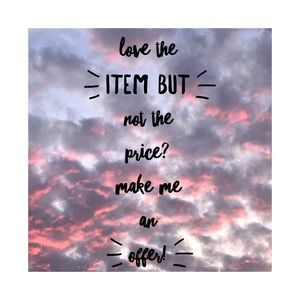 All reasonable offers welcome!